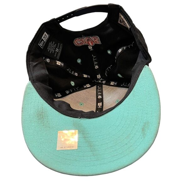 Cleveland Cavs Hardwood Classics New Era 9Fifty Snapback Hat Black - Picture 6 of 8